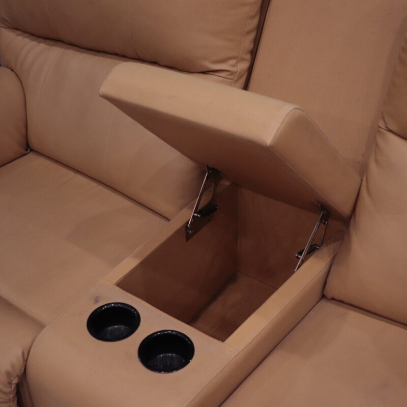 Two Seater Manual Recliner With Console - Image 5